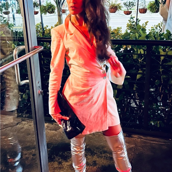 Office Career Holiday Zara blazer, dress double breasted extra small size 0 - Picture 7 of 8